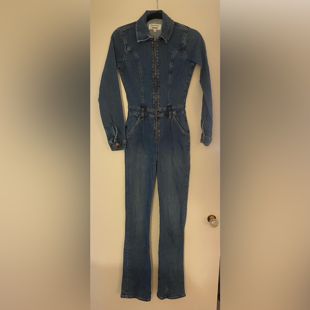 Reformation Denim Jumpsuit